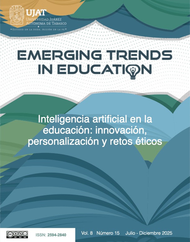 					Ver Vol. 8 Núm. 15 (2025): Inteligencia Artificial en la Educación: innovación, personalización y retos éticos
				